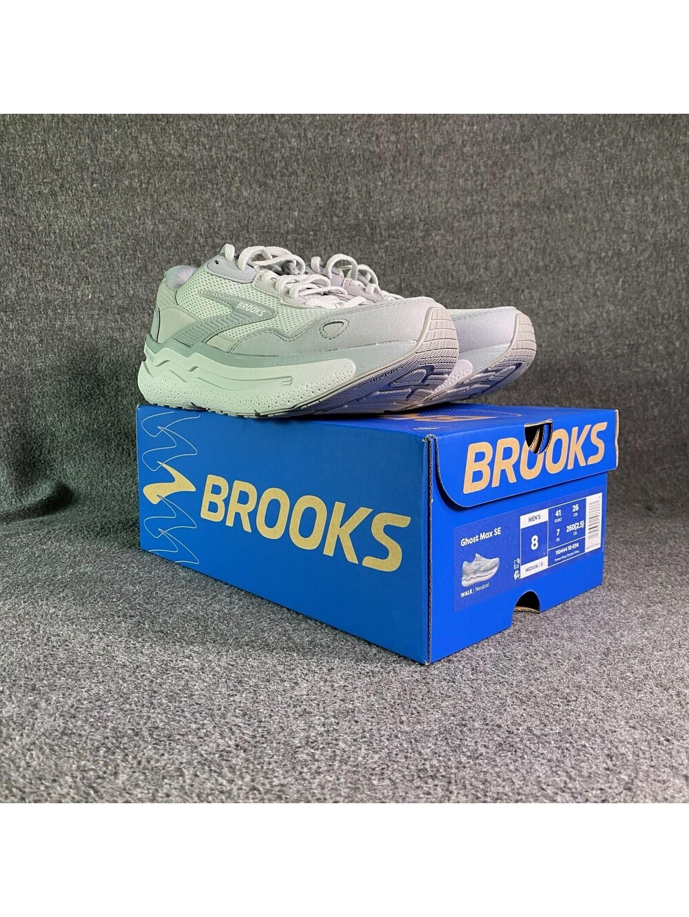 Brooks Ghost Max SE Shoes Mens Size 8 Gray Walking Neutral Sneakers 1104441D034